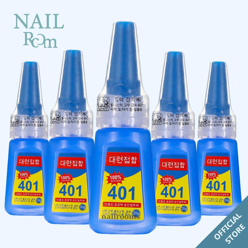 Keo 401 dán móng 20gr - Keo gắn phụ kiện nail Hàn Quốc loại tốt
