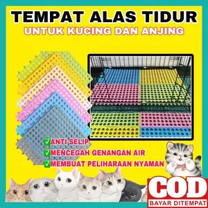 FOOTREST Alas Kandang Kucing Kelinci Anjing Hamster 30x30 Alas Kandang Kelinci Kandang Karpet Kamar Mandi Keset Lantai Anti Slip