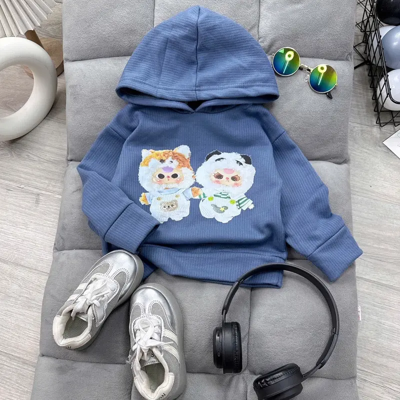 Combo 3 áo nỉ mũ hoodie in hình hót (M1) bé trai,bé gái chất nỉ ngoại lót bông dày vừa,mềm mịn sịn phù hợp thời tiết xuân,thu, đông.Qc cao cấp 5