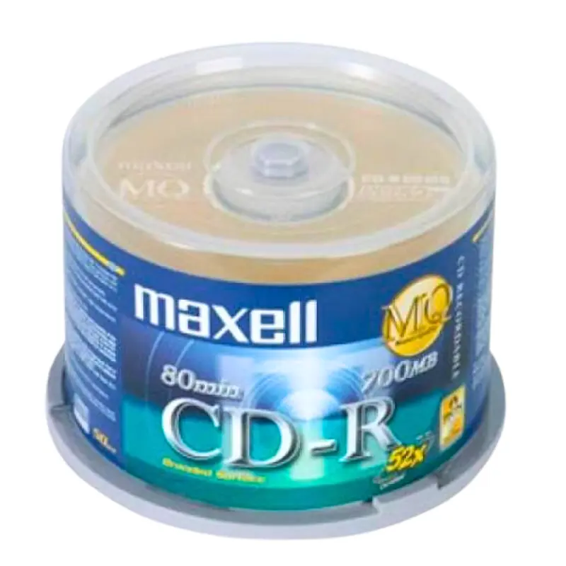 [3HCOMPUTER] Bộ 50 đĩa trắng CD MAXCELL FULL BOX 52X 0