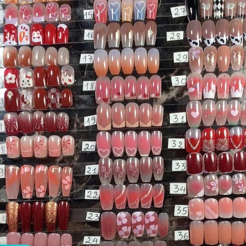 COMBO 5 BỘ NAILS, 2 BỘ CHAM ĐÁ, 3 BỘ NAILS TRỢN KHÔNG ĐÁ 0