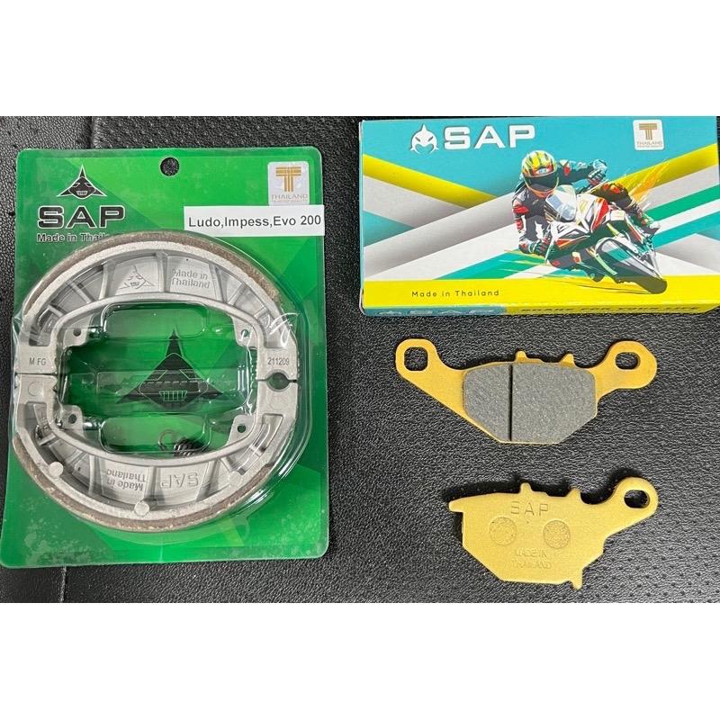 ￼Bố thắng đĩa xe điện Vinfast Evo 200 /Feliz /Ludo/Impes/Tempest /Feliz S / Xanh Sm - Má phanh, bố thắng đĩa SAP Thailand