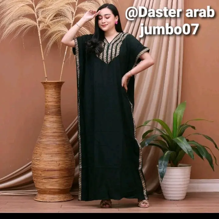 Daster Arab Jumbo Pita Bordir Premium 1