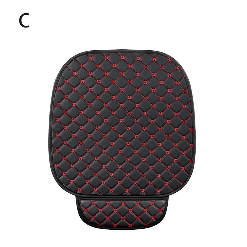 Product Introduction of 3PCS Car Cushion Set Four Seasons General Leather Embroidery Cushion Car Seat Cover Leather Minimalism Wear-resistant Non-slip Cushion 36