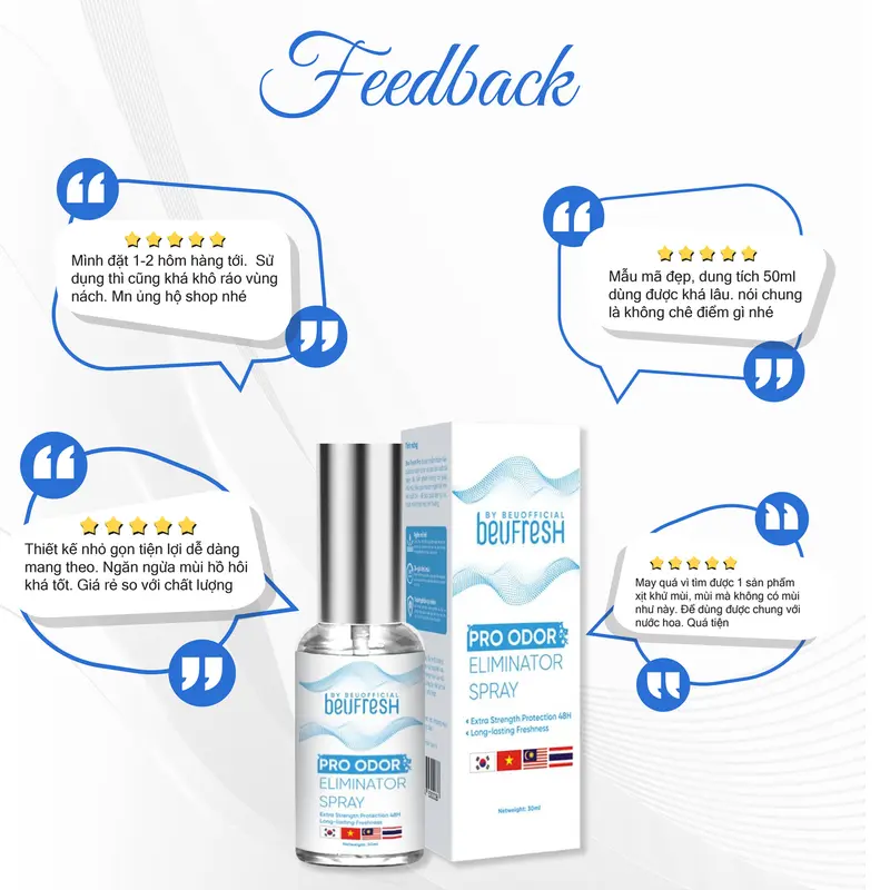 [LIVE SIÊU RẺ_CHÍNH HÃNG]_XNL804 BEUFRESH PRO Xịt Khử Mùi Toàn Thân, Cảm Giác Dễ Chịu, Hỗ Trợ Giảm Thiểu Mồ Hôi Chăm Sóc Da Cho Nam Nữ, beufresh xịt không ố vàng nách lăn 5