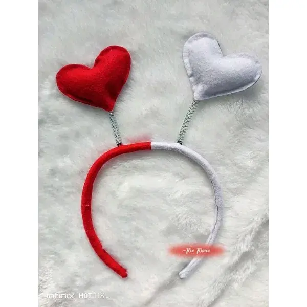 ready bando merah putih, pernak pernik aksesoris rambut huruf palestina,bandana anti patah, aksesoris kemerdekaan indonesia, aksesoris rambut bandana merah putih, perlengkapan kemerdekaan, bendera merah putih,