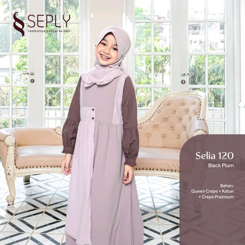 Seply Sarimbit Keluarga Eksis 2023 Black Plum 3