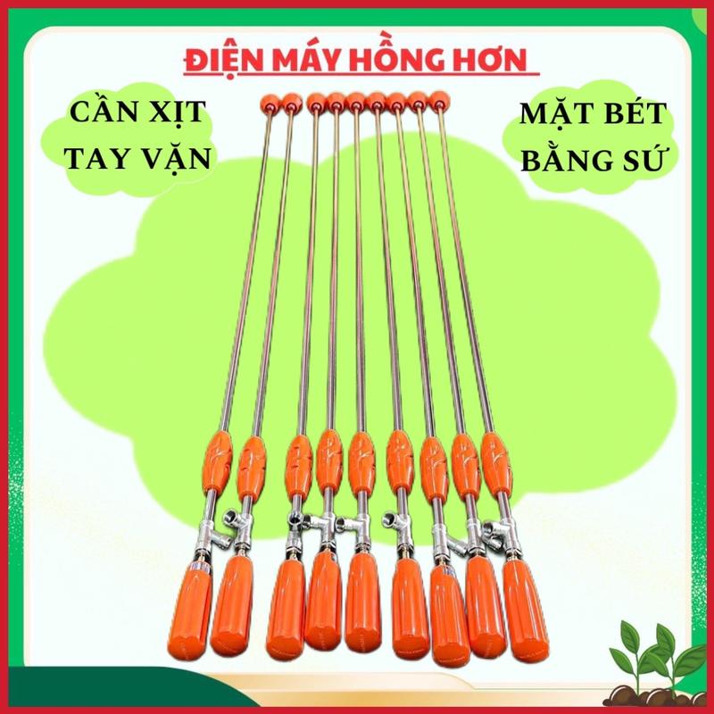 Cần Xịt Cao Áp Mặt Sứ - Cần Tay Vặn Sử Dụng Xịt Tưới Phun Sương Cho Cây Trồng