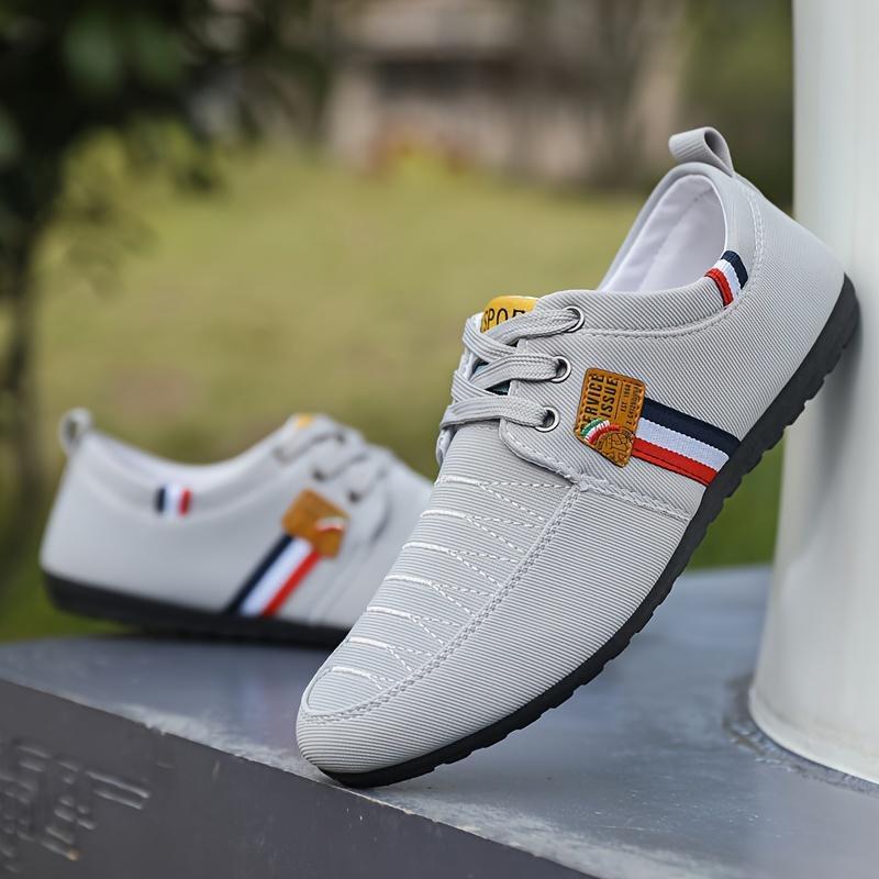 Plus Size Men's Solid Color Business Style Walking Shoes, Comfy Non Slip Lace Up Durable Soft Sole Office Shoes, Men's Footwear 4