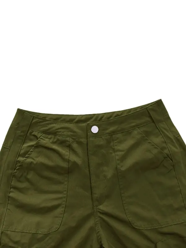 Women's Solid Multi-pocket Cargo Pants, Y2k Casual Street Trousers for Daily Wear, Ladies Bottoms for All Seasons 6