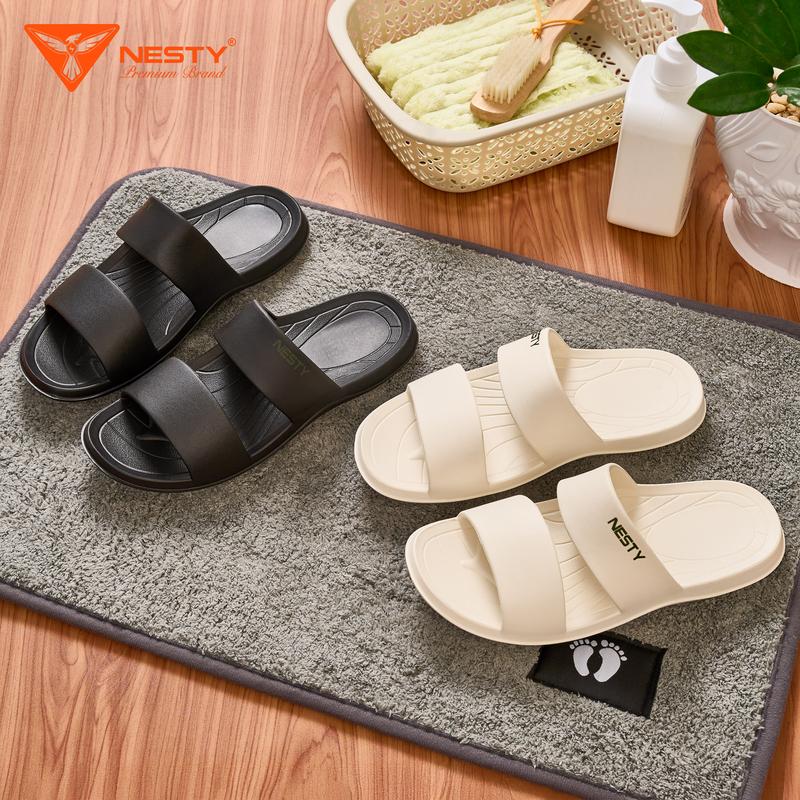 Dép Hai Quai Unisex NESTY Nhẹ Bền Chống Trơn Kiểu Dáng Dép 2 Quai Ngang Thời Trang Basic NE03 Slipper Đế Bằng DéP Nam Dép Lê