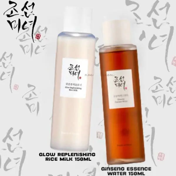 BPOM Beauty Of Joseon Ginseng Essence Water Toner 150ml/Beauty of Joseon Glow Replenishing Rice Milk 150ml