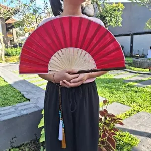 Kipas Polos 28 cm Polos / Kipas Kain Polos / Kipas Polos Hitam / Kipas Polos Merah / Kipas Polos Putih