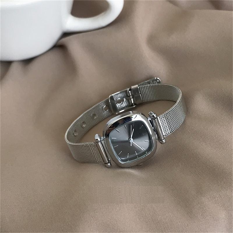 Đồng Hồ Mặt Vuông, Thời Trang Và Tối Giản, Dành Cho Nữ, Nhỏ Và Tinh Tế, Phụ Kiện Thanh Lịch