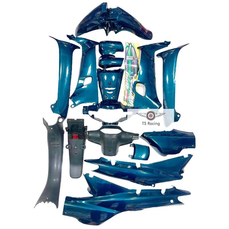 Dàn áo wave alpha - wave nhỏ xanh nhớt - tặng team 3 lớp