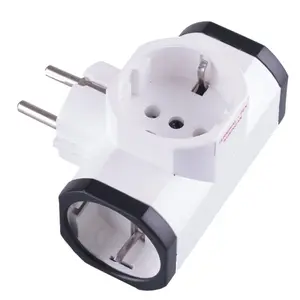 Steker T 3 lubang Arde Colokan Listrik Stop Kontak Cabang Tee Multi