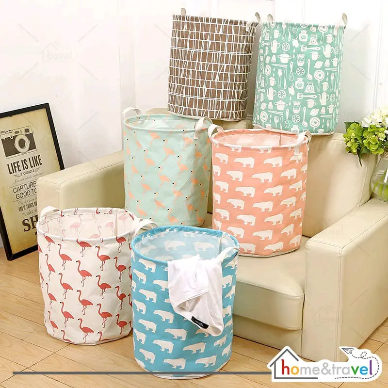 Keranjang Baju Kotor Keranjang Laundry Penyimpanan Pakaian 0