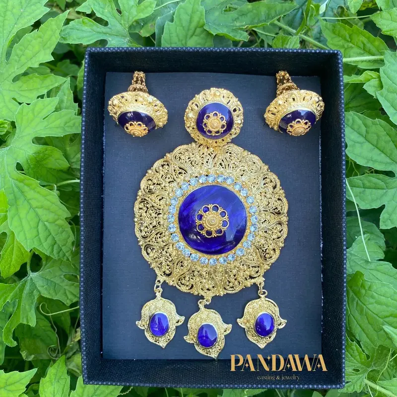 Pandawa Jewelry - Alpaka Bali Motif "Donat Single” cocok untuk Acara Pernikahan/Pertunangan/Busana Adat 2