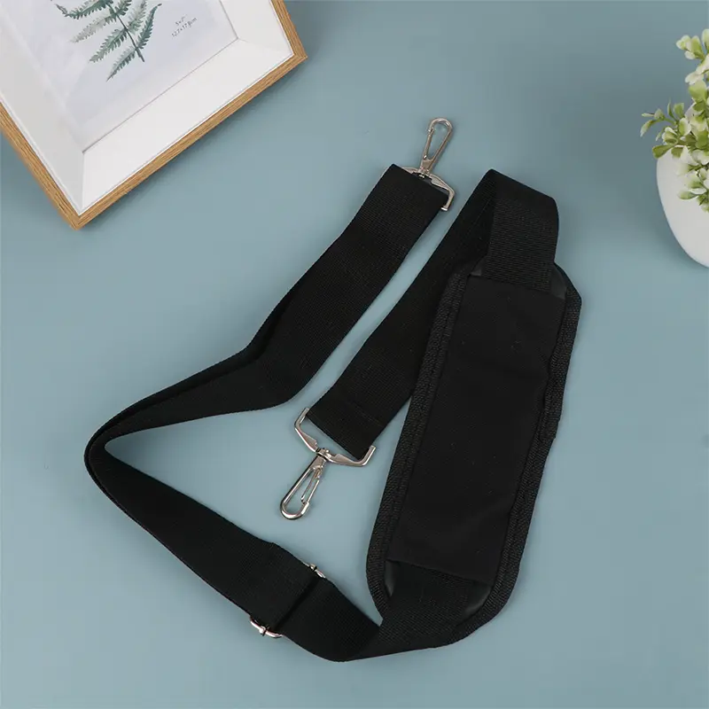 Dây Đeo Túi Nylon Màu Đen Dành Cho Nam Giới Dây Đeo Vai Mạnh Thích Hợp Cho Túi Xách Túi Đựng Máy Tính Xách Tay Thắt Lưng Phụ Kiện Túi Dây Đeo Túi Dài Bag 1
