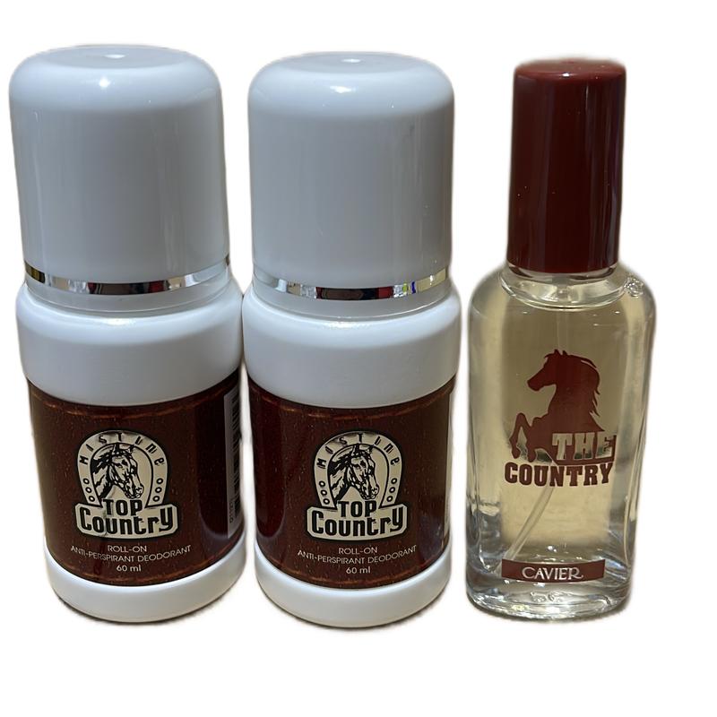 Combo 2 Lăn Ngựa 60ml + Nước Hoa Ngựa 22ml Topcoutry Thái Lan Khử Mùi, Khô Thoáng, Thơm Suốt Ngày - Cho Nam Nữ