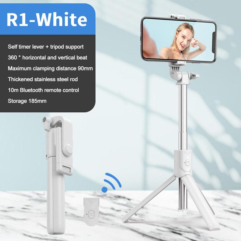 Gậy Chụp Ảnh Tự Sướng Tripod, Cầm Tay, Có Bluetooth Và Công Tắc Từ Xa, Có Thể Thu Vào, Điều Khiển Từ Xa Không Dây, Giá Đỡ Điện Thoại Di Động 7