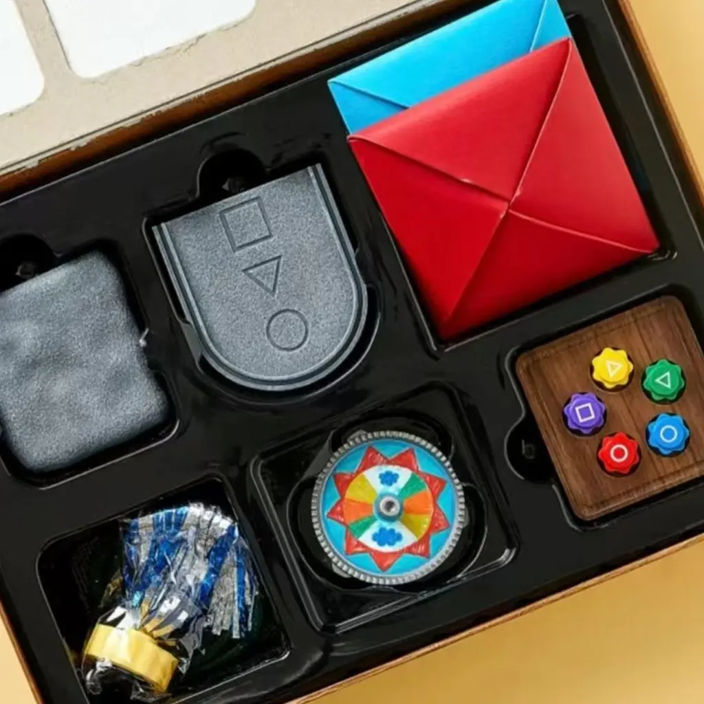 Gong-gi Game Dice Gong-gi Korean Folk Game Party Square Circle Triangle Printing Bar Games Party Props condekph