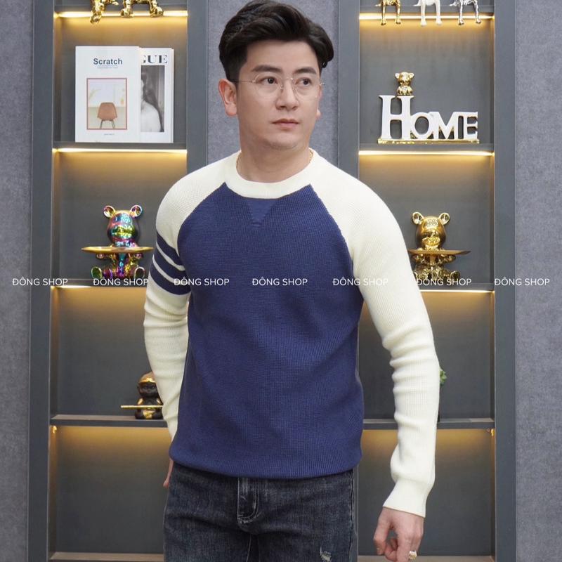 ÁO Len Nam Sợi Đan Vintage 8901, hàng Quảng Châu Cao Cấp Menswear