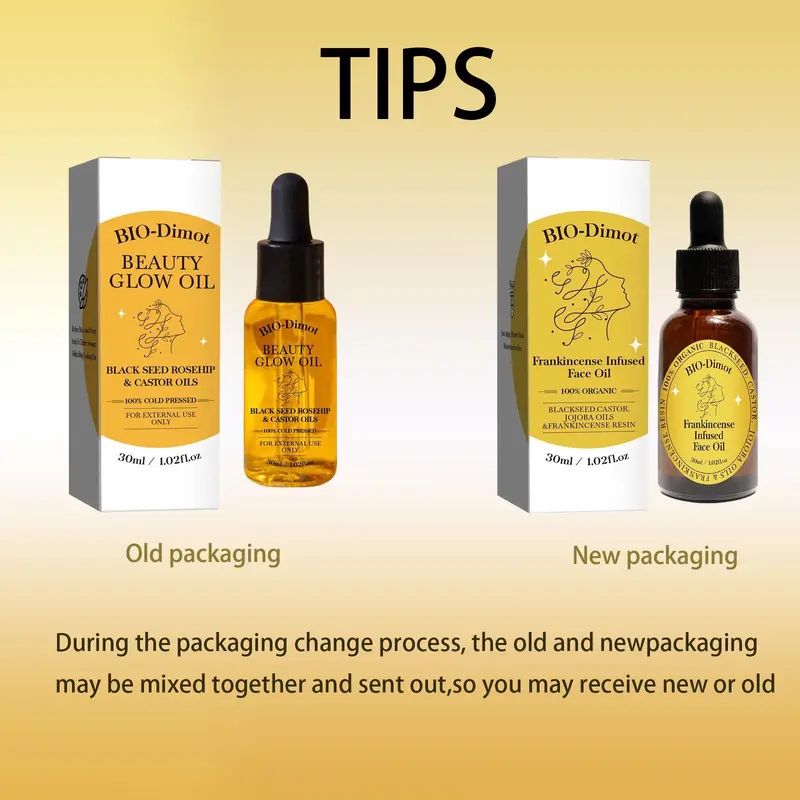 Black Seed Oil & Rosehip Oil & Castor Oil, Organic Cold Pressed Facial Moisturizer Serum, Natural Skincare Fortifying Hydrates Skin Moisturizing Beauty Glow Oil 2