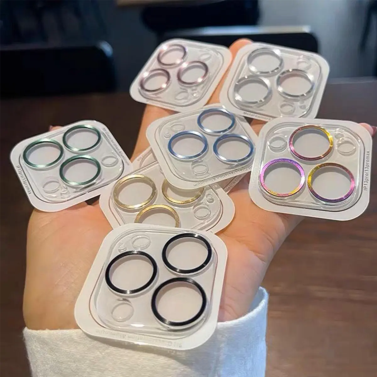 เพชรแฟลชฟิล์มกล้องไอโฟนรุ่นใหม่ ฟิล์มกระจก กันรอรอย เลนส์กล้อง สำหรับ for iphone 11 13 12 14 15 16 Pro Max 13 12 Mini 12 13 Pro