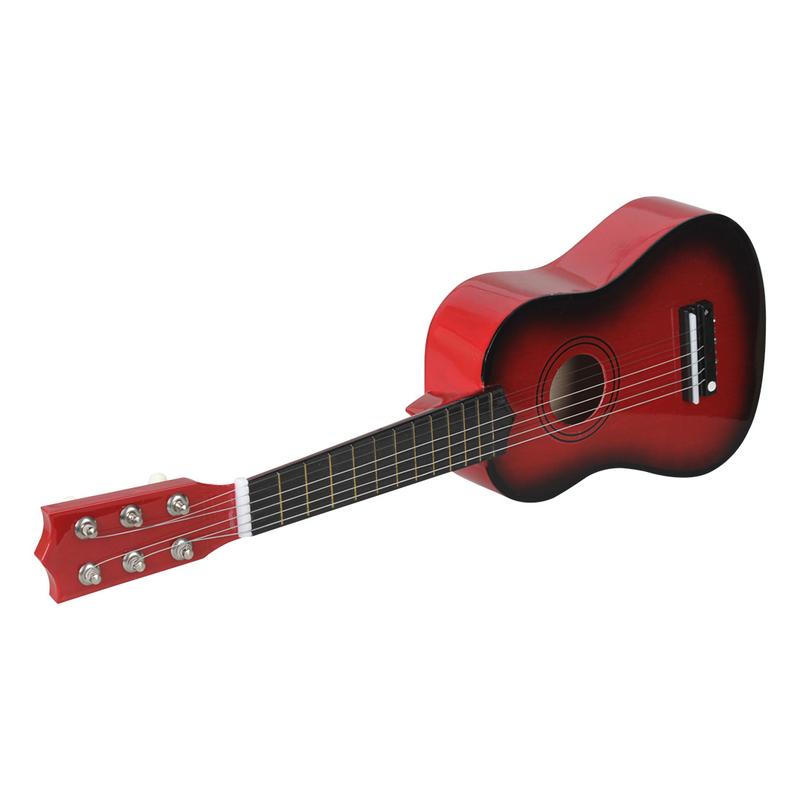 Product Introduction of Cross-border Hot-selling Colorful Basswood 21inch Small Guitars Children's Toys Playable Wooden Guitars Wholesale Starting from 20pcs Guitar 12