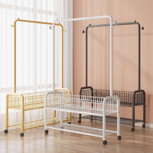 Kệ Để Giày Dép Kệ Treo Quần Áo , Treo Mũ  Giỏ Đựng Đồ Có Bánh Xe Di Chuyển Mẫu Mới Hot Nhất