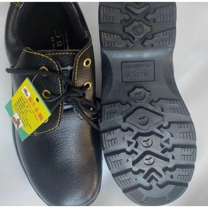 Giày bảo hộ lao động nam ABC Mũi thép Chống đinh chống dầu Cao Su trơn trượt bảo vệ an toàn đủ size 39 đến 43