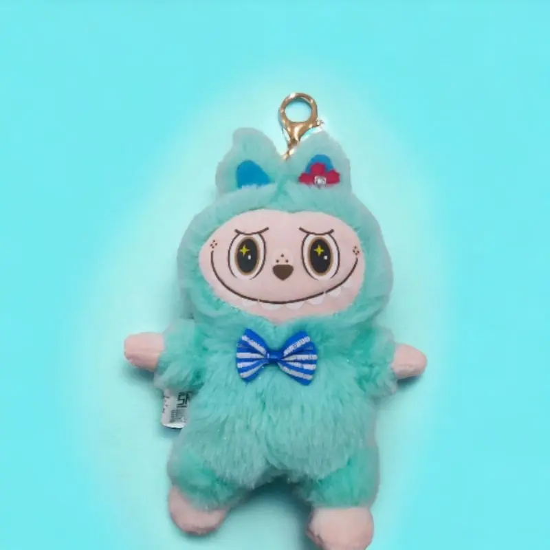 Gantungan kunci Boneka labubu the monsters FULLBODY bahan bulu lembut Tas 7