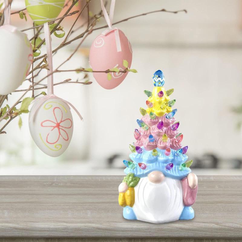 Product Introduction of Glowing Gnome Design Resin Ornament, 1 Count Cute Gnome Design Decorative Crafts, Suitable for Home Living Room Bedroom Desktop Valentine's Day Decoration, Naughty Gnomes Garden Ornament 8