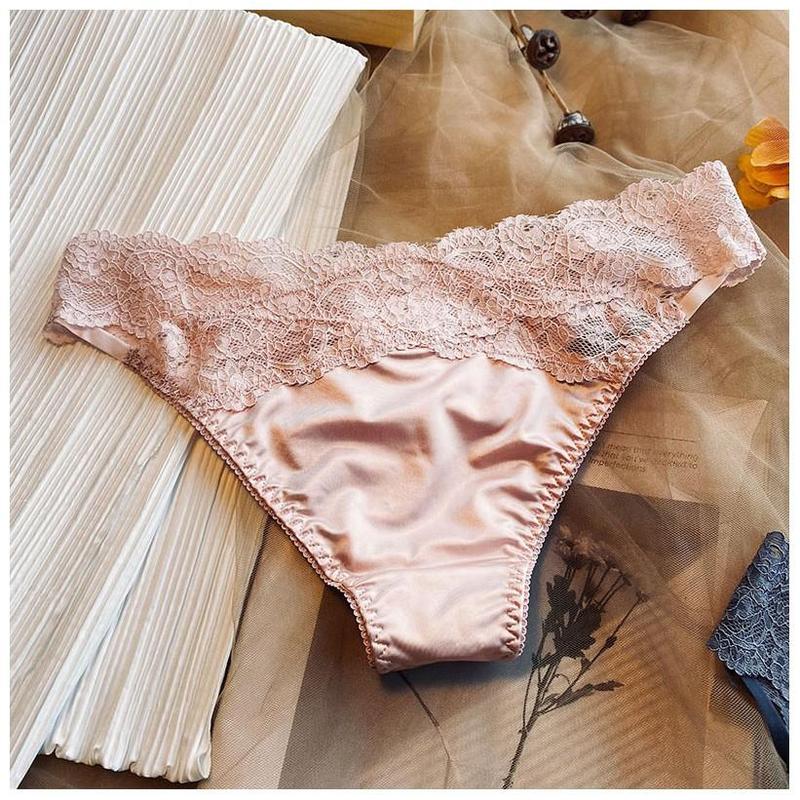 Quần Lót Pink Play Ren Cạp Thấp Cao Cấp P394 6
