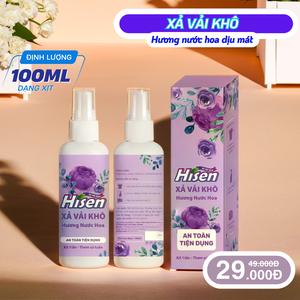 [Hisen] Xả vải khô - Hương nước hoa tươi mát - 100ml - An toàn tiện dụng - Xịt 1 lần thơm cả tuần - Bảo quản quần áo chai cồn giải nghiệp Làm Sạch