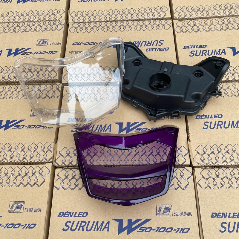 Combo viền đế kính pha đèn 2 tầng suruma wave