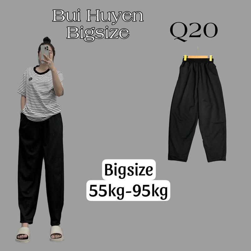 Q20-Quần Baggy Suông Chất Umi BIGSIZE 55-95KG