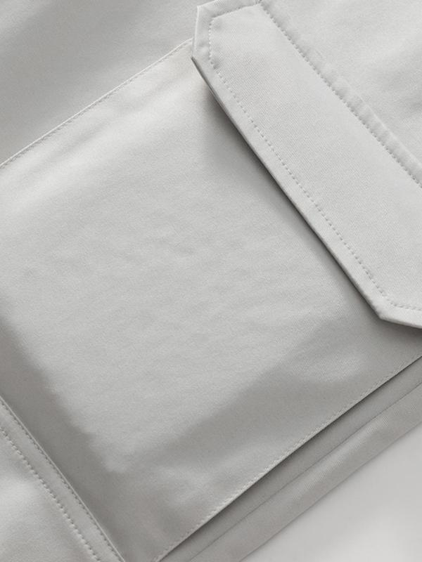 Men's Solid Zipper Fly Pants, Regular Fit Casual Comfy Straight Leg Trousers for Spring & Fall, Woven Bottoms for Men, Beige 7
