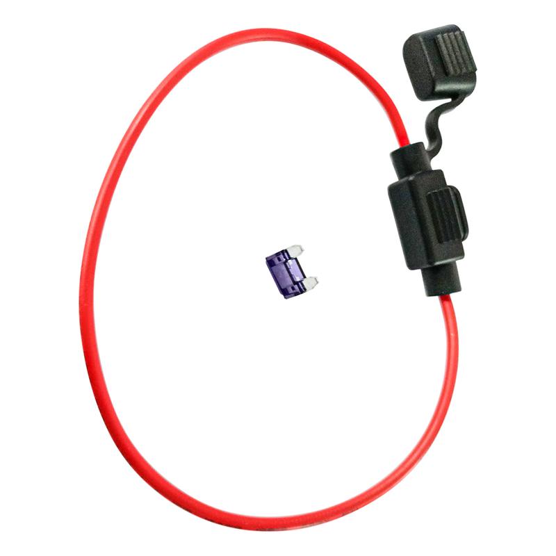 Product Introduction of 32V 3A Purple S Line 16 20cm Waterproof Car Blade Fuse Holder 19