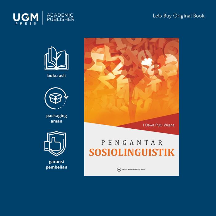 Gambar UGM Press Original Buku Pengantar Sosiolinguistik dari UGM PRESS Kab. Sleman Tokopedia