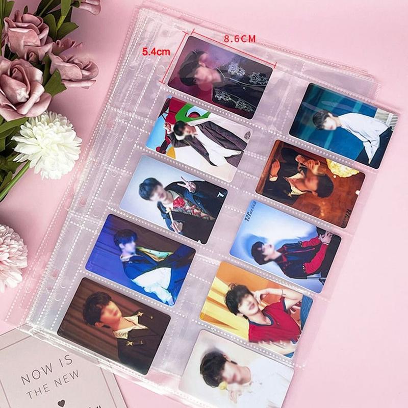 Product Introduction of Collector Book Scrapbook Album Multiple Pockets A4 Kpop Photocard Binder Transparent PP Card Stamp Die Storage DIY Photocard Holder 9