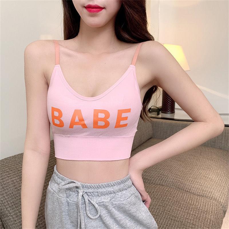 Product Introduction of Y2K Hot Girl Camisole With Chest Pad American Style Retro Cropped Top Vest Tank Top Womenswear Summer Women's Tops Sling 17