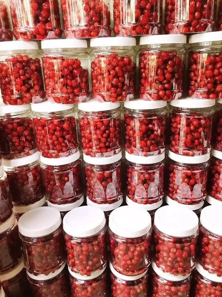 combo 2 hủ 1kg chùm ruột nhà làm  ( có trợ ship )