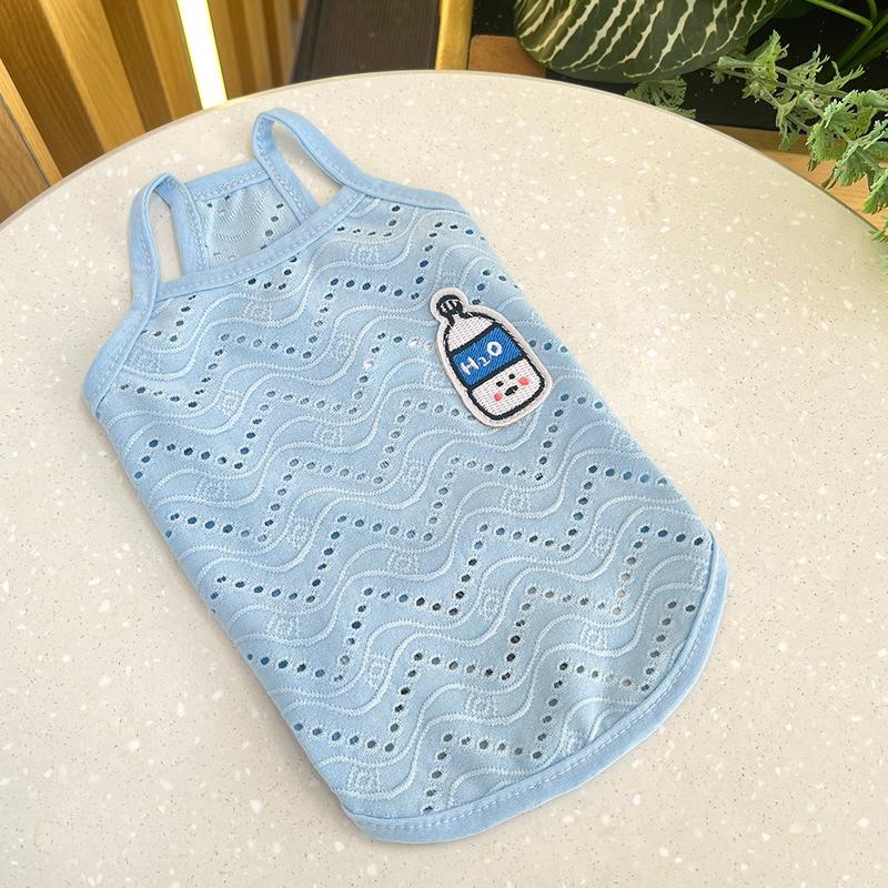 Product Introduction of Quần áo cho chó, Bảy Pet, cho Shih Tzu, lưới thoáng khí, áo vest cho thú cưng, áo phông cho mèo mùa hè, quần áo cho chó Con đơn giản 20