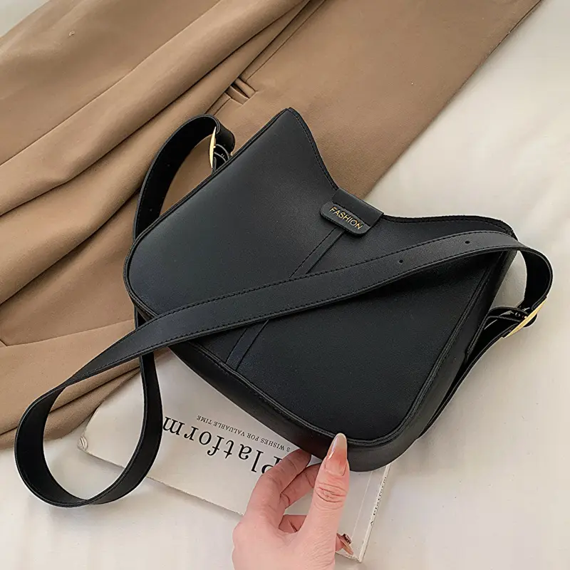 Túi Sức Chứa Lớn, Thời Trang Cổ Điển Chủ Nghĩa Tối Giản, Màu Trơn Dành Cho Nữ, Bộ Sưu Tập Xuân Hè 2023, Túi Messenger Đeo Vai Phong Cách Phương Tây Mới, Túi Tote Bag Lady 5