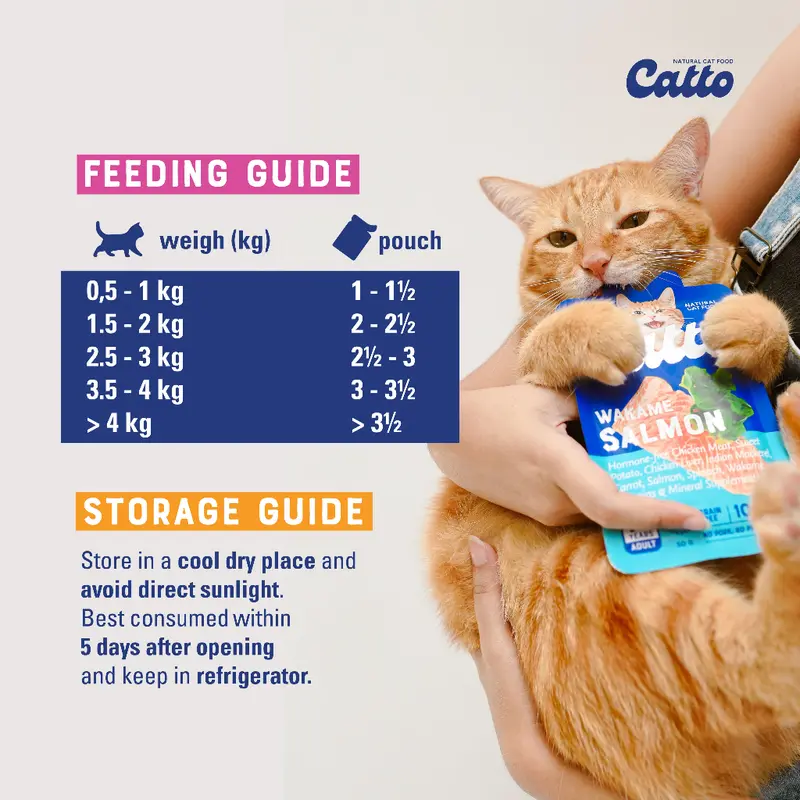 Catto Cat Food - Kitten Starter Pack Bundle 50gr x 10 pcs | Natural Wet Cat Food | Makanan Kucing Basah Daging Natural 8