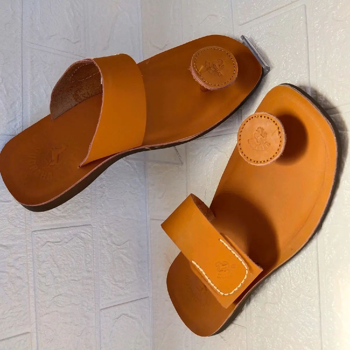 Sandal Pria Kulit Asli Model Jamur