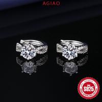 Gambar AGIAO S925 Perak Enam Cakar 1 Karat 5A Anting Zirkon Khusus Wanita Perhiasan Telinga Eropa Dan Amerika - 1 karat (6mm) dari A.GIAO.ID Kab. Gresik 3 Tokopedia