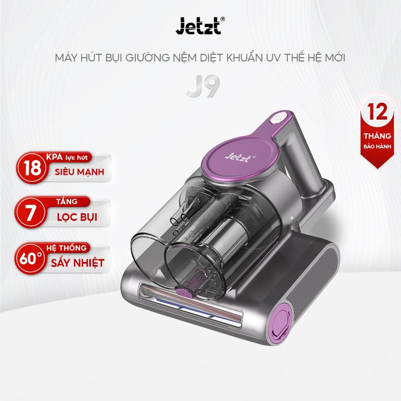 [FLASH SALE] Máy hút bụi giường nệm cầm tay có dây JETZT J9 , Diệt khuẩn UV, Lực hút mạnh 20.000PA, Làm sạch vượt trội, Hàng chính hãng, Bảo hành 12 tháng